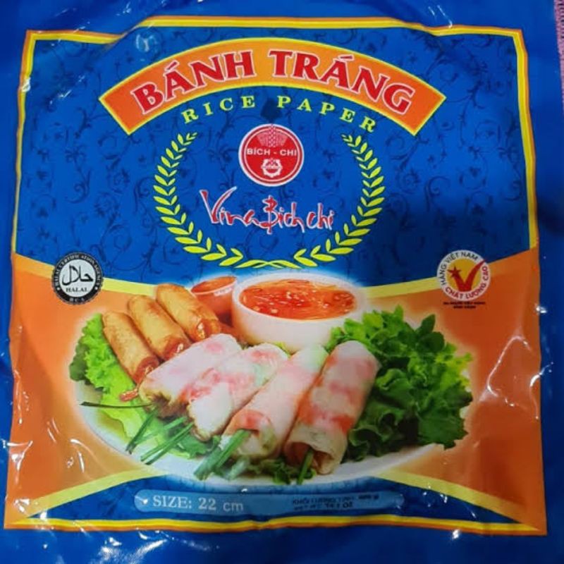 Rice paper kulit lumpia spring roll vietnam 22cm BANH TRANG ecer satuan  lembar MINIMAL 3 | Shopee Indonesia