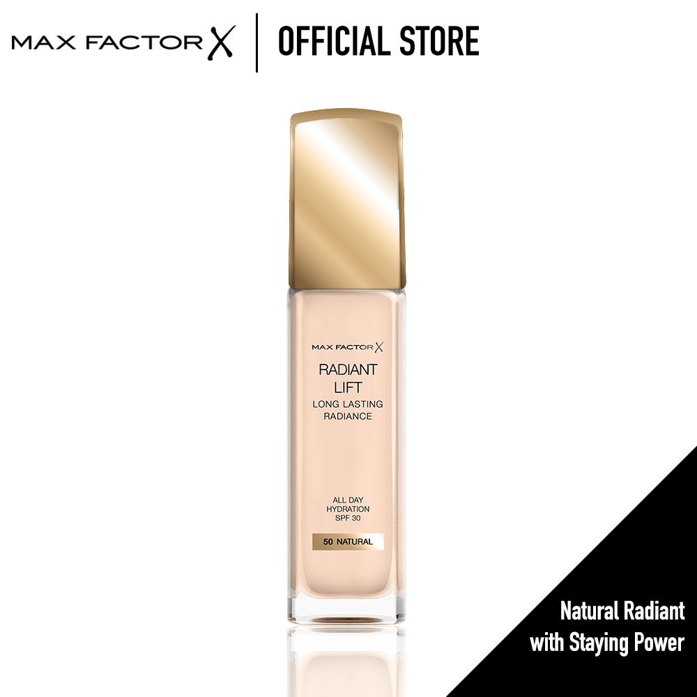 Jual Max Factor Radiant Lift Foundation 050 Natural | Shopee Indonesia