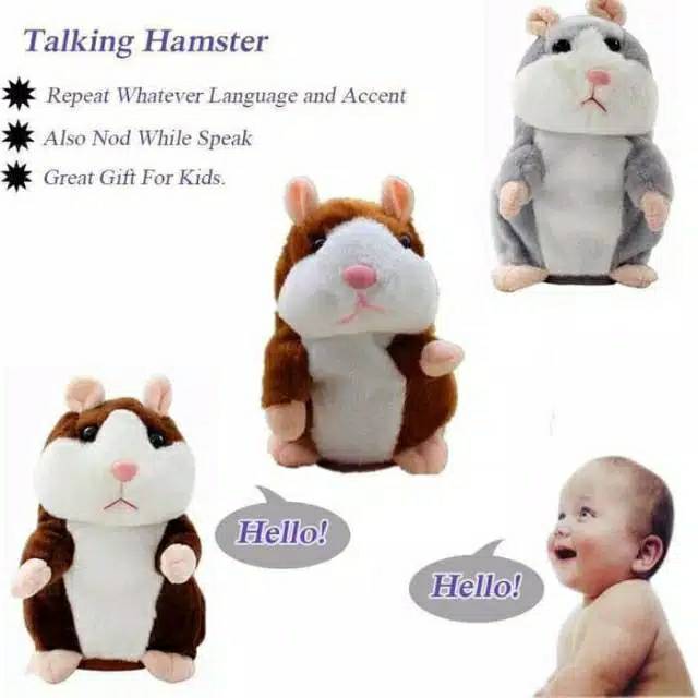 Jual Talking Hamster Mainan Anak Anak Bisa Berbicara Dan Bergerak | Shopee Indonesia