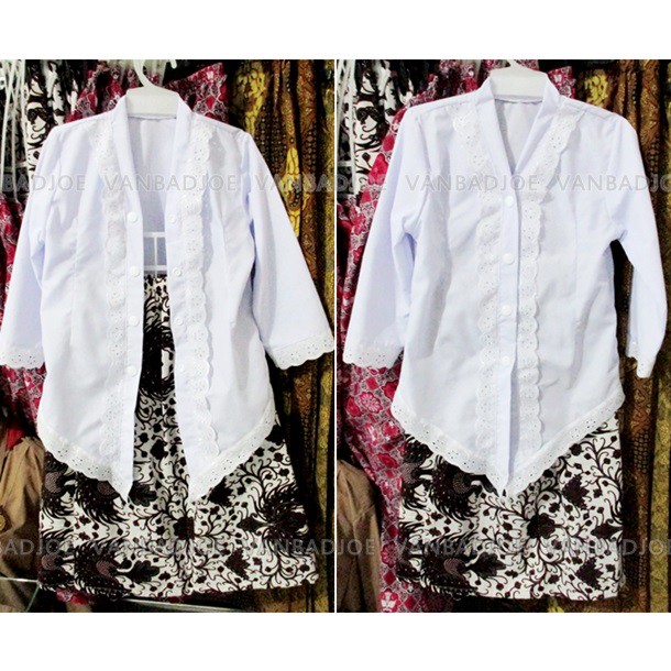 Jual Kebaya Sekolah Anak Rok Batik Seragam Katun Perempuan Adat Sunda SD TK  PAUD Rok Batik Setelan Indonesia|Shopee Indonesia