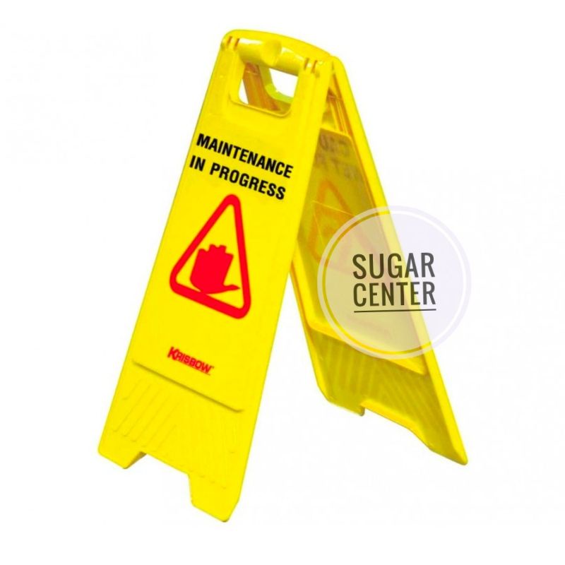 Jual Krisbow Floor Sign Maintenance In Progress/Warning Sign