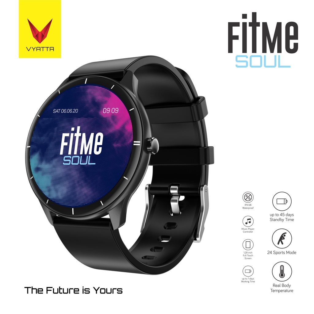 Jual VYATTA Fitme Soul Smartwatch Zinc Alloy Custom Watch Face 24