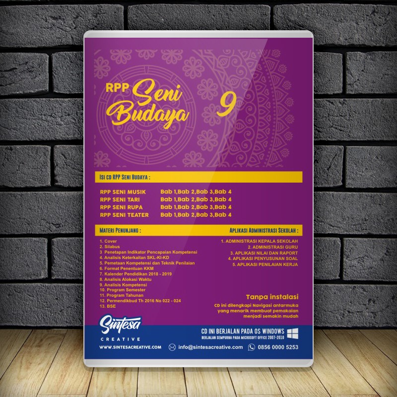 RPP SENI BUDAYA SMP Kelas 9 KURIKULUM 2013 REVISI 2017 | Shopee Indonesia