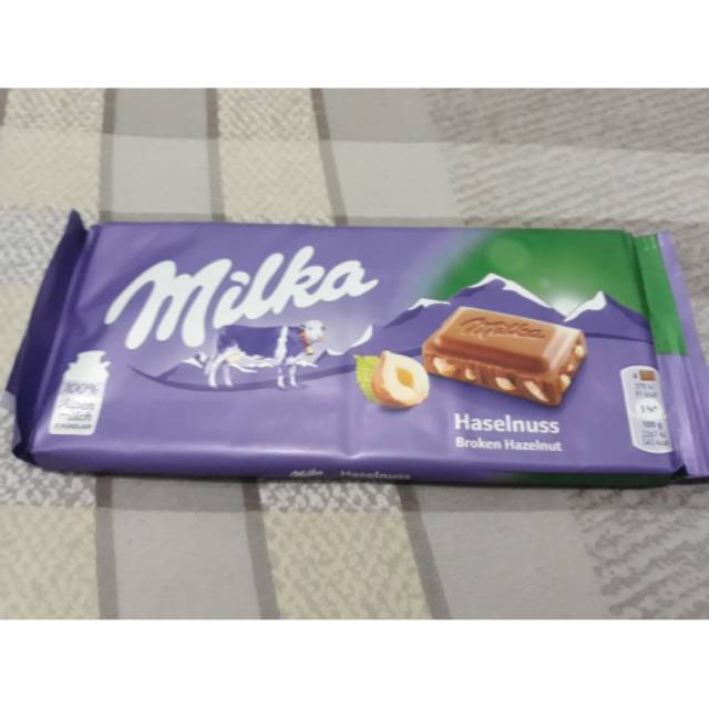 Jual Coklat Milka Chocolate Hazelnut Pieces Original Jerman 100Gr | Shopee Indonesia