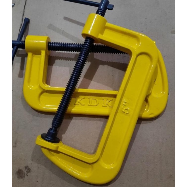 Jual CATOK C 5 INCI G CLAMP 5 INCI KLEM JEPIT LAS KLEM C CLAMP 5IN