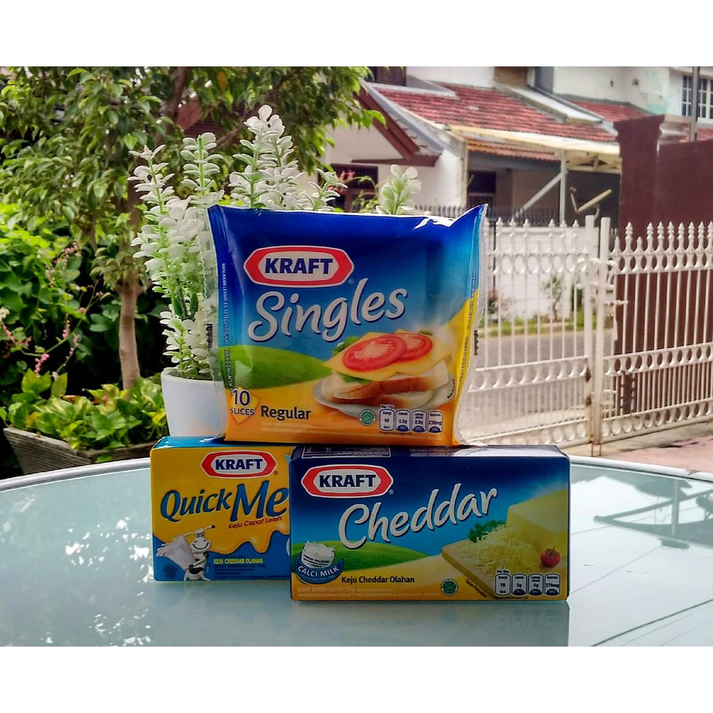 Kraft Keju 165g (Cheddar / Quick Melt) Shopee Indonesia