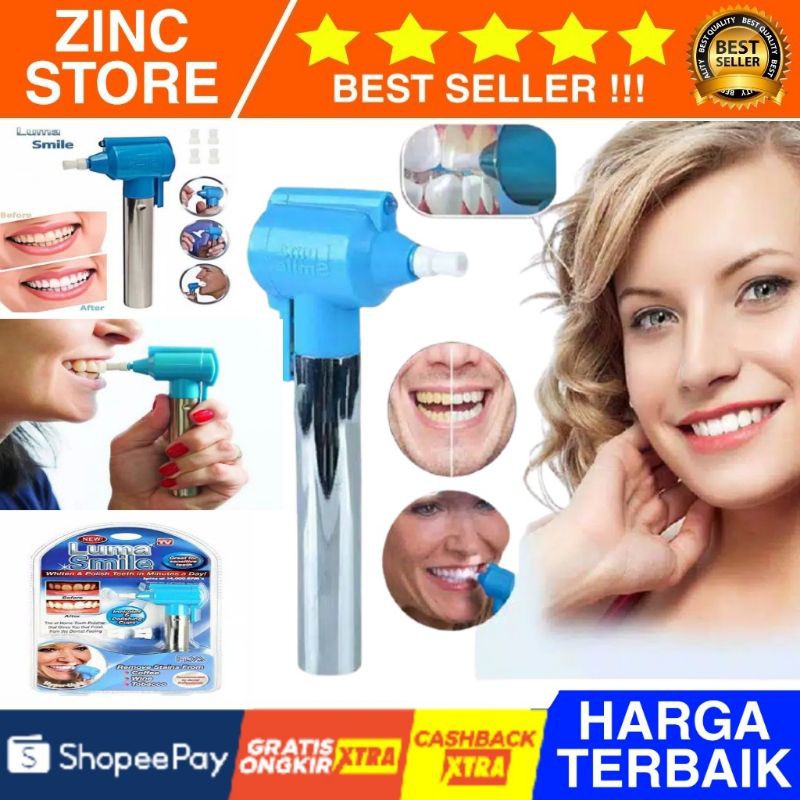 Pemutih gigi Kuning PERMANEN Pembersih Gigi KUNING / BERKARANG / PLAK