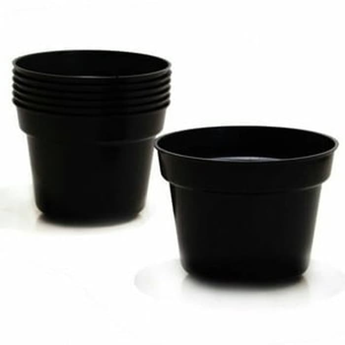 Dijual pot bunga 35 hitam Limited Shopee Indonesia