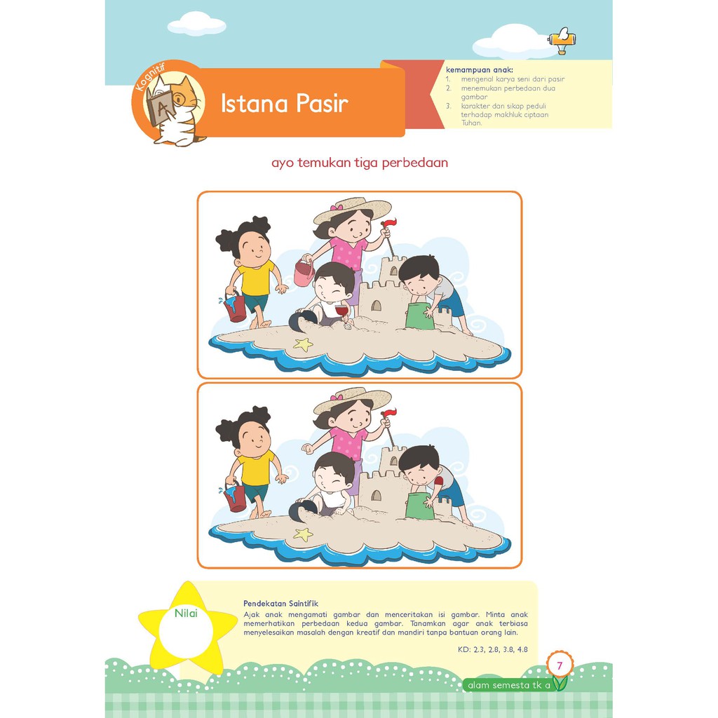 Worksheet Anak Tk Tema Alam Semesta Adalah - Gettrip24