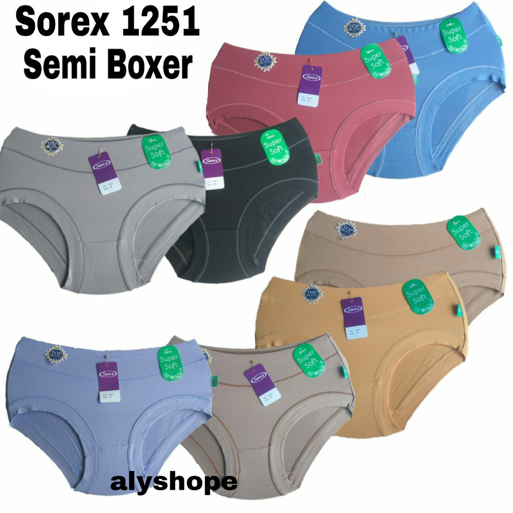 Sorex 1251 6pcs Celana Dalam Wanita Grosir Shopee Indonesia