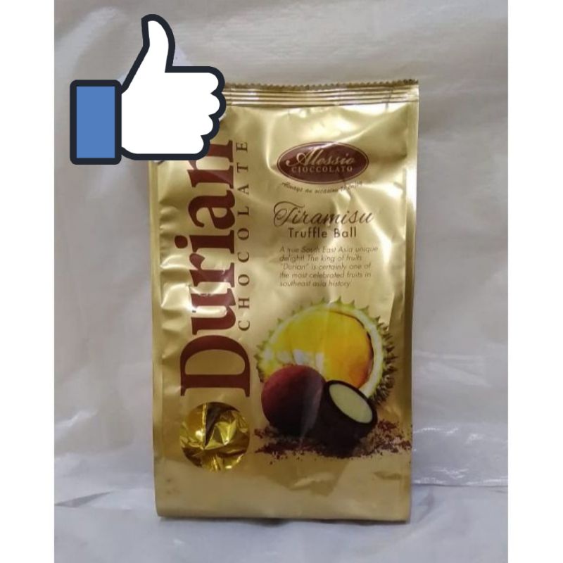 Jual Coklat Alessio Cioccolato Durian Tiramisu Truffle Ball Chocolate