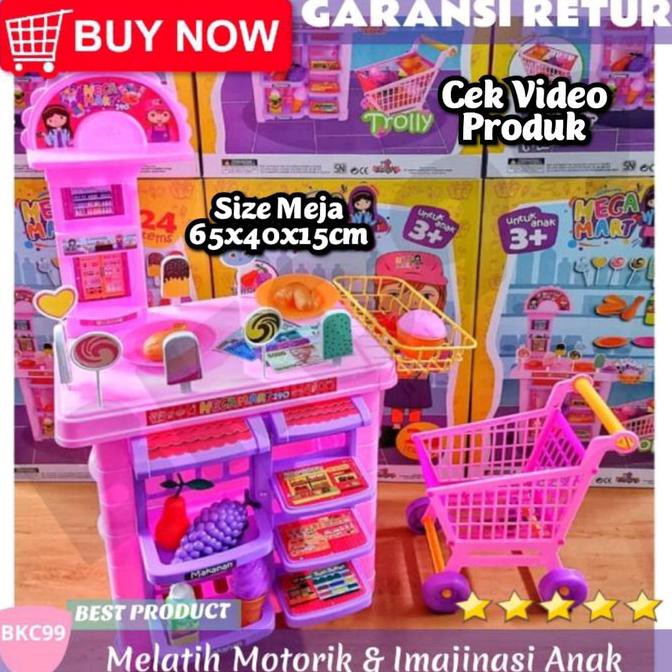 Jual F10 Mainan Anak Perempuan Masak Masakan Keranjang Troli Belanja Murah | Shopee Indonesia
