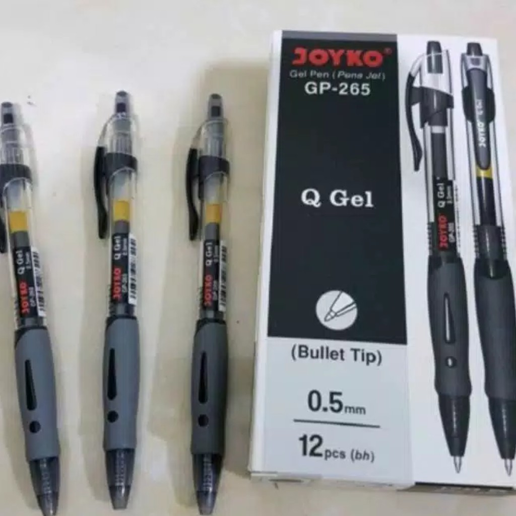 Jual BALLPOINT GEL JOYKO, BALLPOINT GEL GP265. 1 PAK ISI 12 PCS