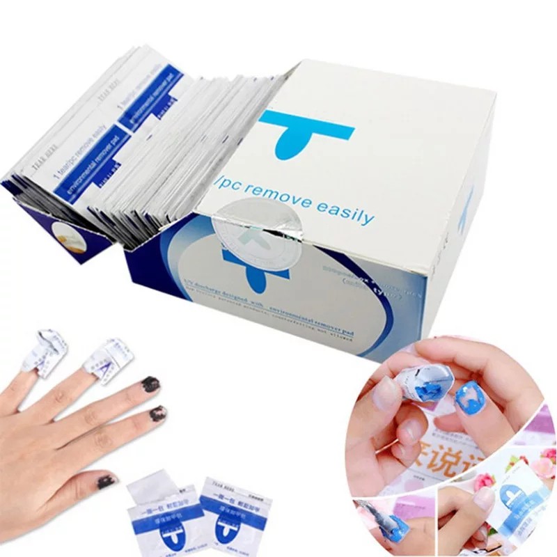 Pembersih Kutek Gel Nail Polish Remover Wraps Gel Shopee Indonesia