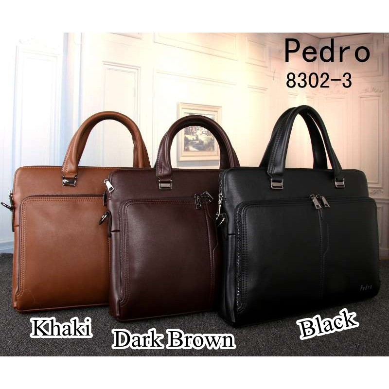 Tas Kantor Pedro 83023 Tas Impor Tas Fashion Pria Bag Cowok Murah Shopee Indonesia