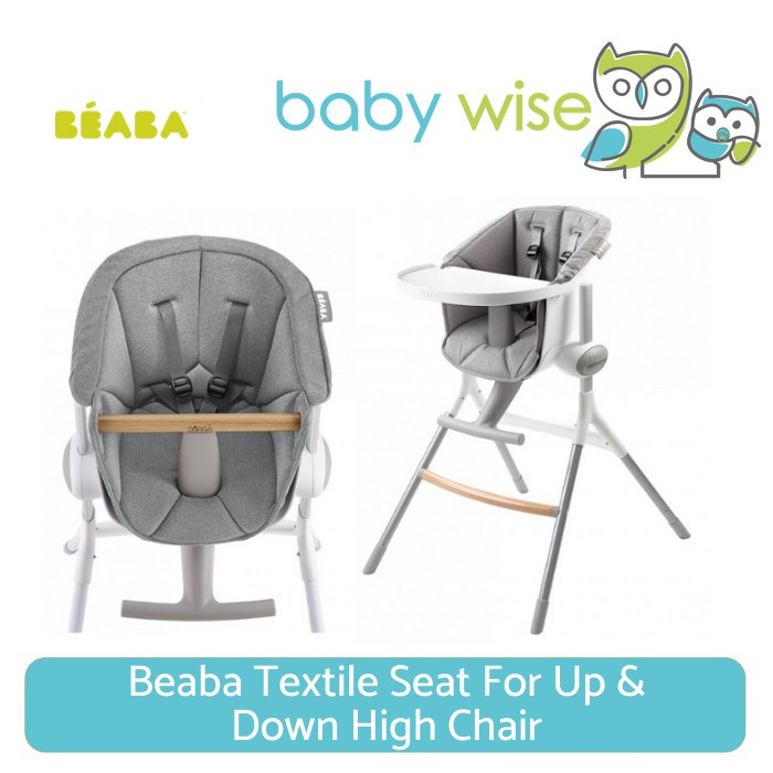 Jual Beaba Textile Seat For Up & Down High Chair Grey Shopee Indonesia