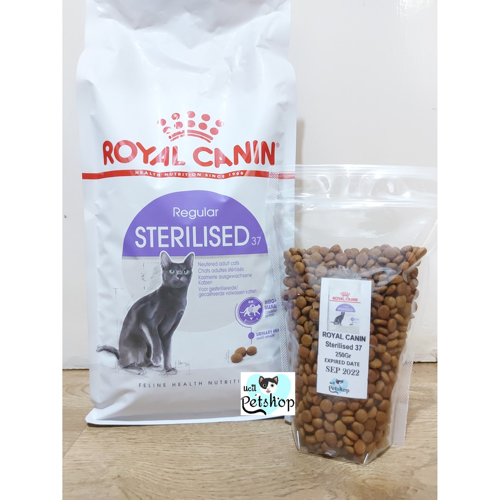 Jual Royal Canin Sterilised 37 Repack 1.2Kg | Shopee Indonesia