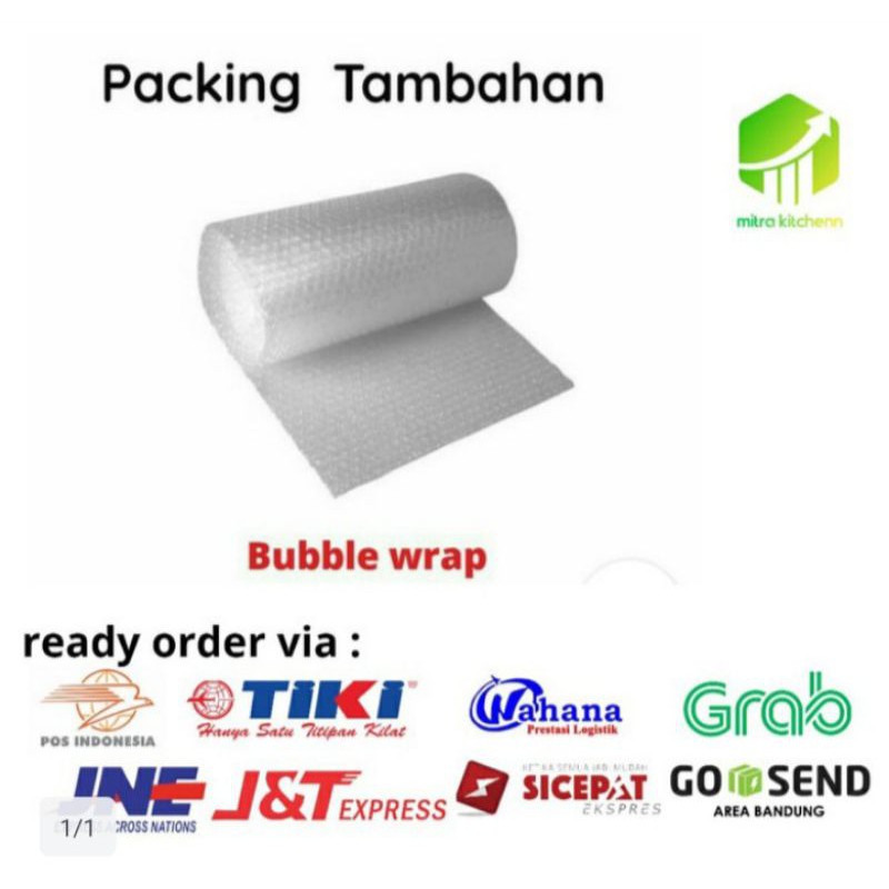 Jual Biaya Packing Tambahan Bubble Wrap Harga 1 Meter Shopee Indonesia