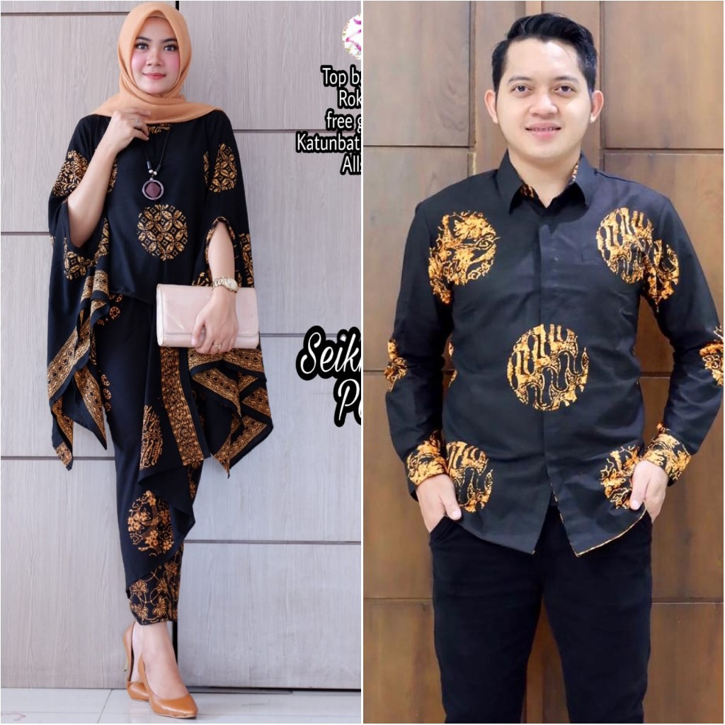 Couple Seikha23 Couple Kebaya Batik + Kemeja Batik