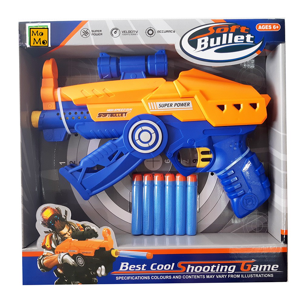 Jual Mainan Anak Laki Laki Tembakan Busa - Soft Bullet Mainan Senapan / Mainan Pistol / Mainan Tembakan | Shopee Indonesia