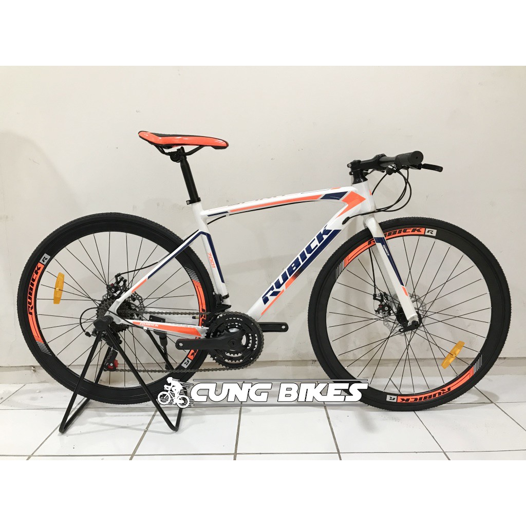 Jual Sepeda Balap Road Bike Rubick Spirit 700 C 24 Speed Shimano Double Disc Brake | Shopee Indonesia
