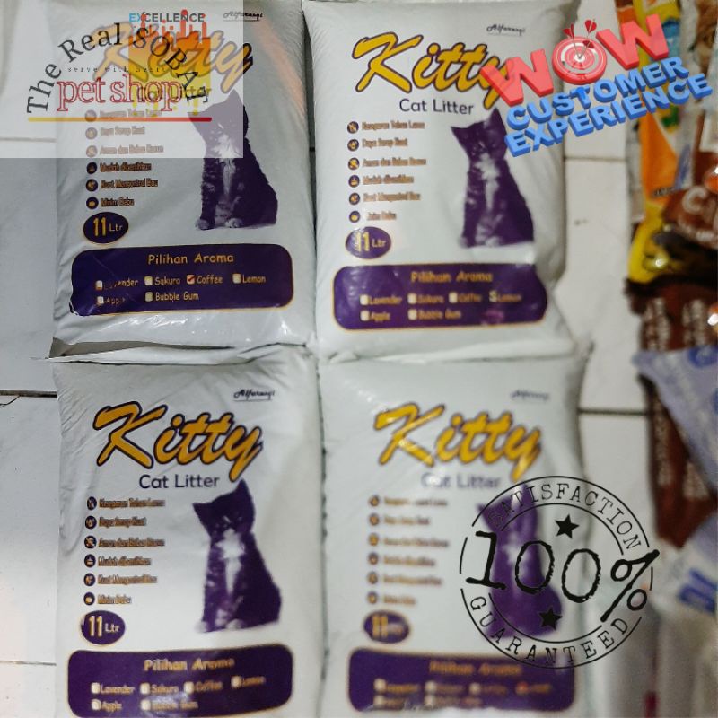 Jual Pasir Kitty Cat Litter 11 Liter Pasir Kucing Gumpal Kitty 11