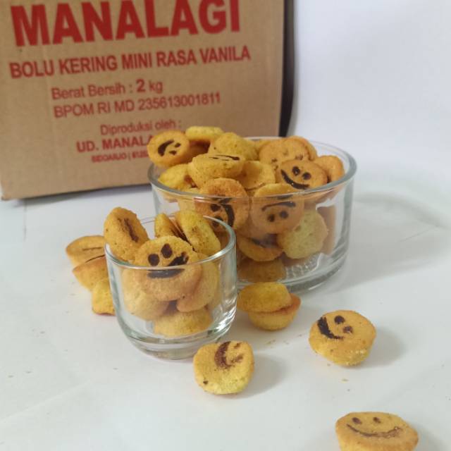 Bolu kering mini senyum 200gr Shopee Indonesia