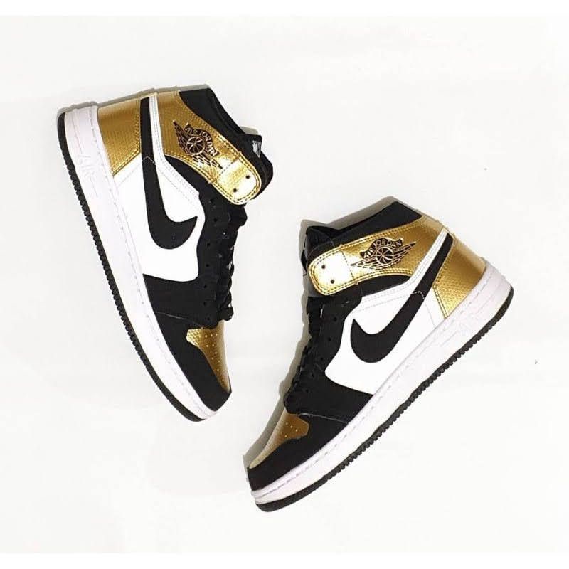 Jual Sepatu Nike Jordan 1 High Retro Gold | Shopee Indonesia