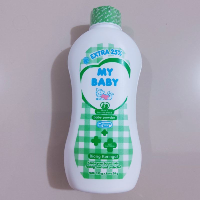 Jual My Baby Powder Biang Keringat 150 + 38 gr Bedak Bayi Shopee