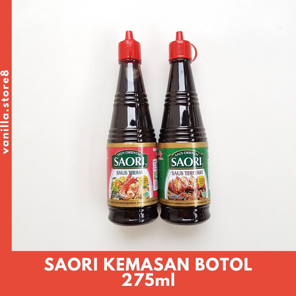 SAORI SAUS TIRAM / SAUS TERIYAKI BOTOL 275 ML Shopee Indonesia