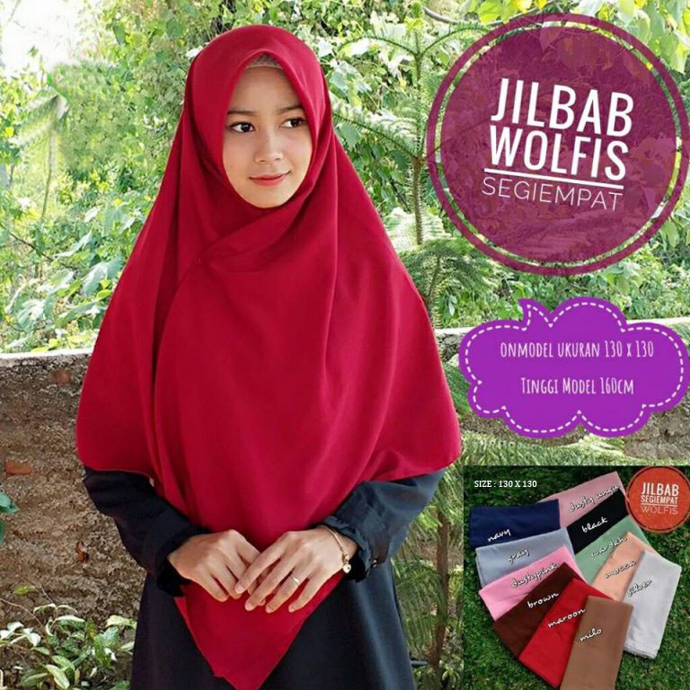 Jilbab Segi Empat Wolfis 150x150 Hijab Converse