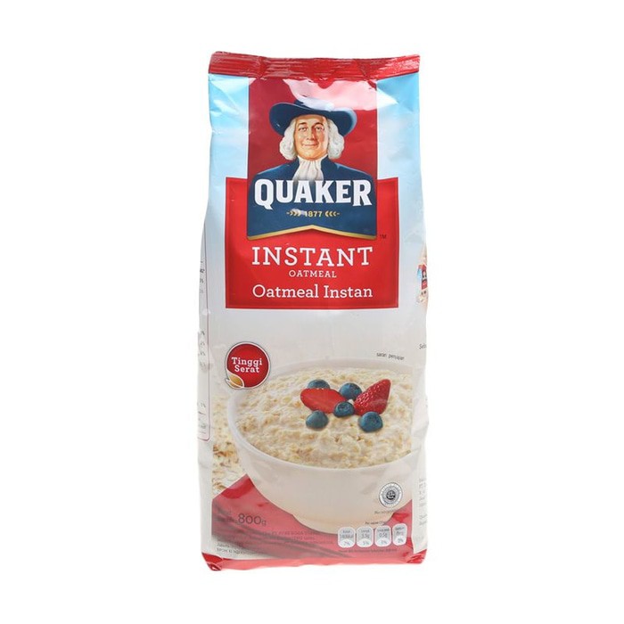 QUAKER INSTANT OATMEAL MERAH 800gr / QUAKER OAT Shopee Indonesia