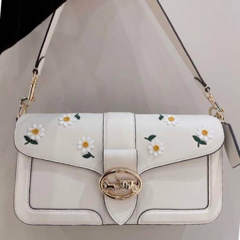 Jual Coach Shoulder Bag With Daisy Embroidery Shopee Indonesia