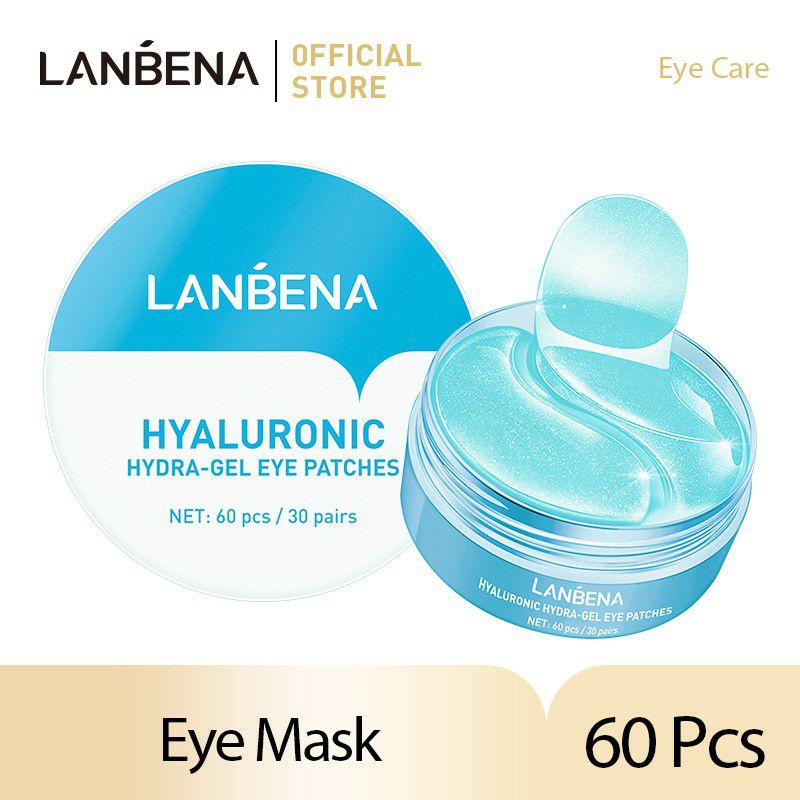 Jual LANBENA Hyaluronic Acid Hydragel Eye Mask Melembabkan (60pcs