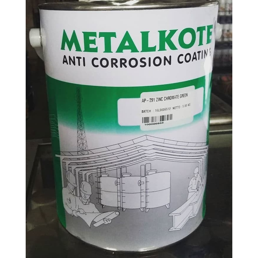 Jual PERTUKANGAN CAT & PERLENGKAPAN CAT ZINC CHROMATE PROPAN METALKOTE 5 KG Shopee Indonesia