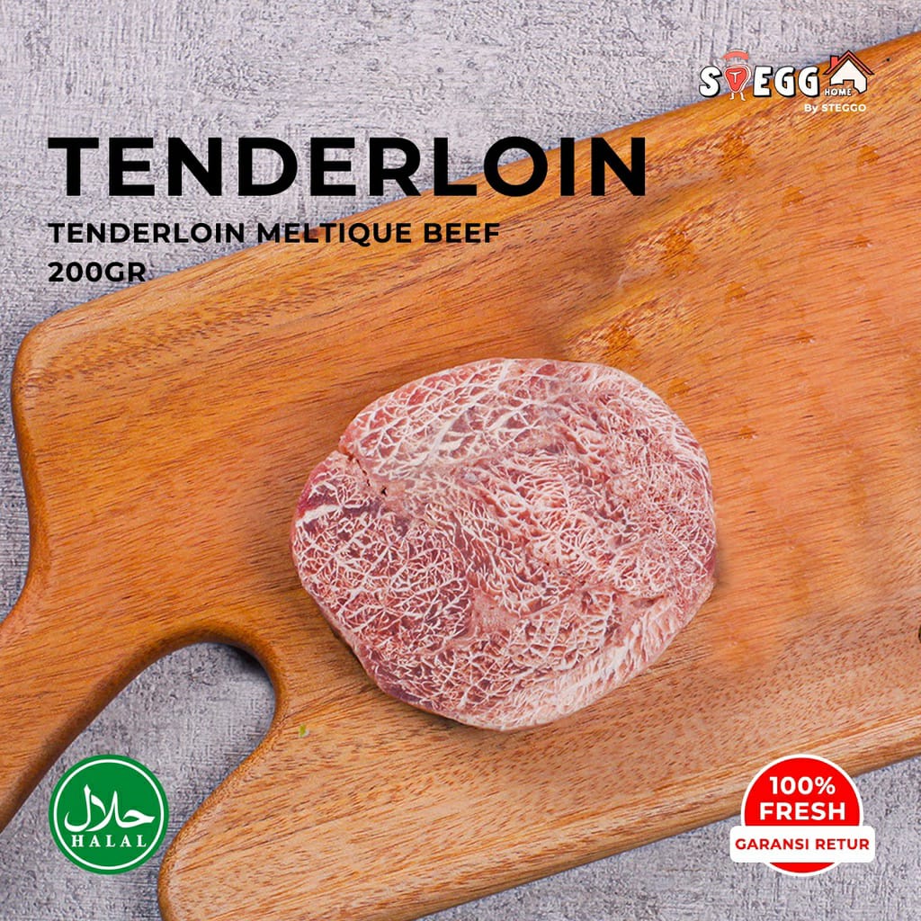 Jual Tenderloin Beef Steak Premium Meltique 150 Gr/ Daging Steak Sapi