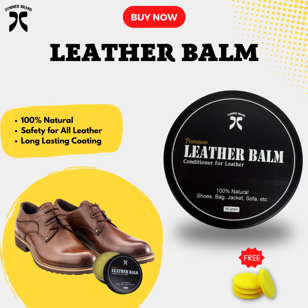 Jual LEATHER BALM Semir Sepatu Kulit Balsam Sepatu Putih Hitam Coklat