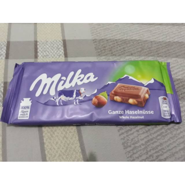 Jual Coklat Milka Whole Hazelnut Utuh Original Jerman 100Gr | Shopee Indonesia