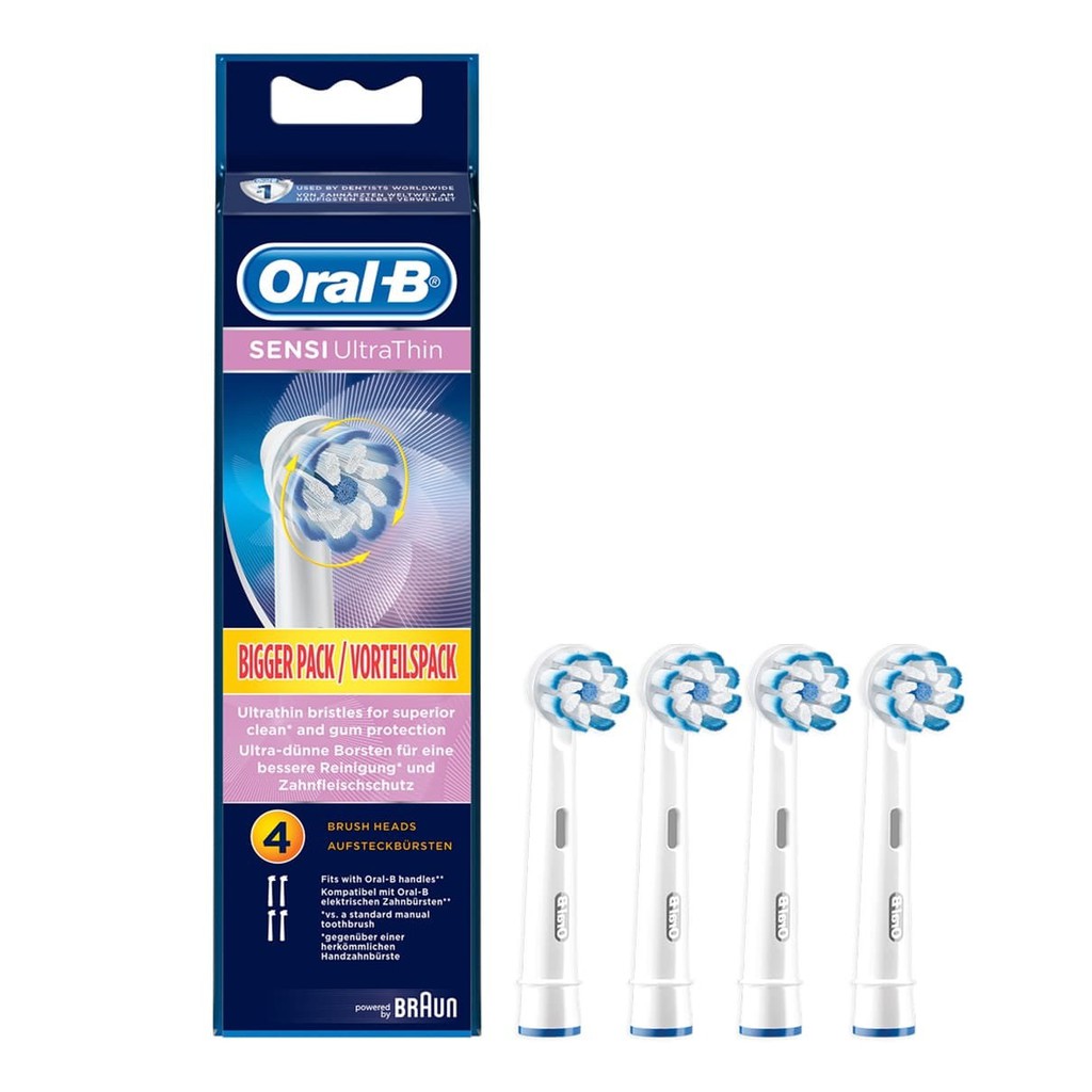 Jual Oral-B Sensi Ultra-Thin Electric Toothbrush Heads/Kepala Sikat Gigi Bagus | Shopee Indonesia