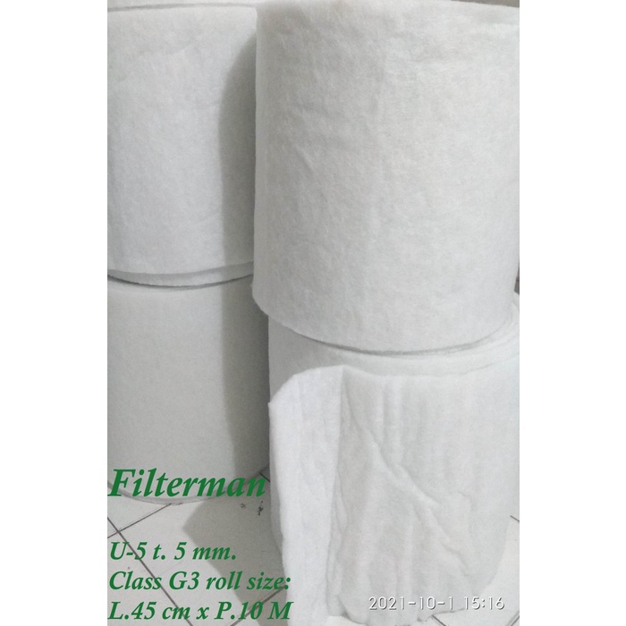 Jual Saringan Udara Ahu Hvac G3 Eu3 Merv 7 Air Filter Media U5 Tebal 5