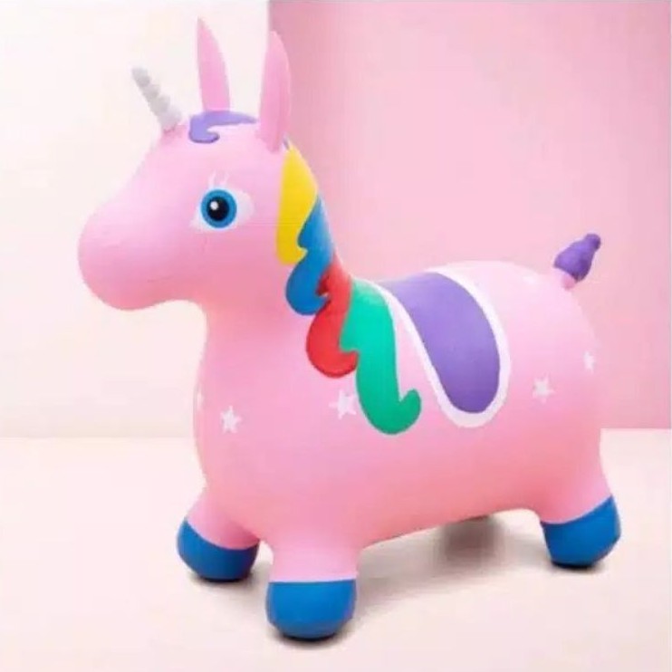 Jual Kuda Jumping Unicorn - Jeys - Kuda Kudaan Karet Membal *Ready*(Jumbo) | Shopee Indonesia