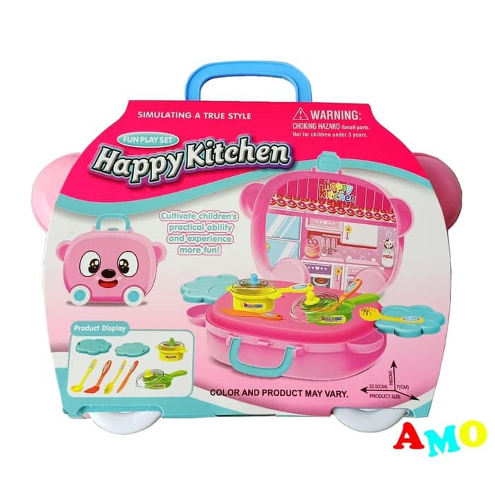 Jual Terbaru Mainan Anak Mainan Masakan Happy Kitchen Koper 2016-67 / Bisa Cod. Indonesia|Shopee Indonesia