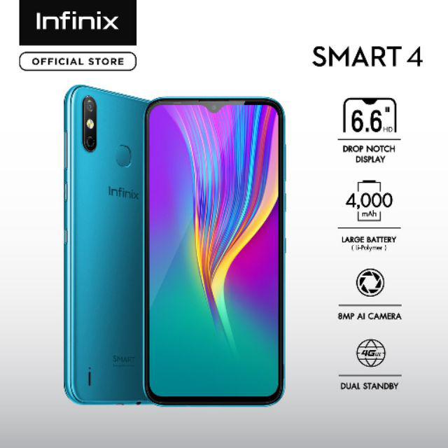 Infinix Smart 4 2 32gb Garansi Resmi 1tahun Shopee Indonesia
