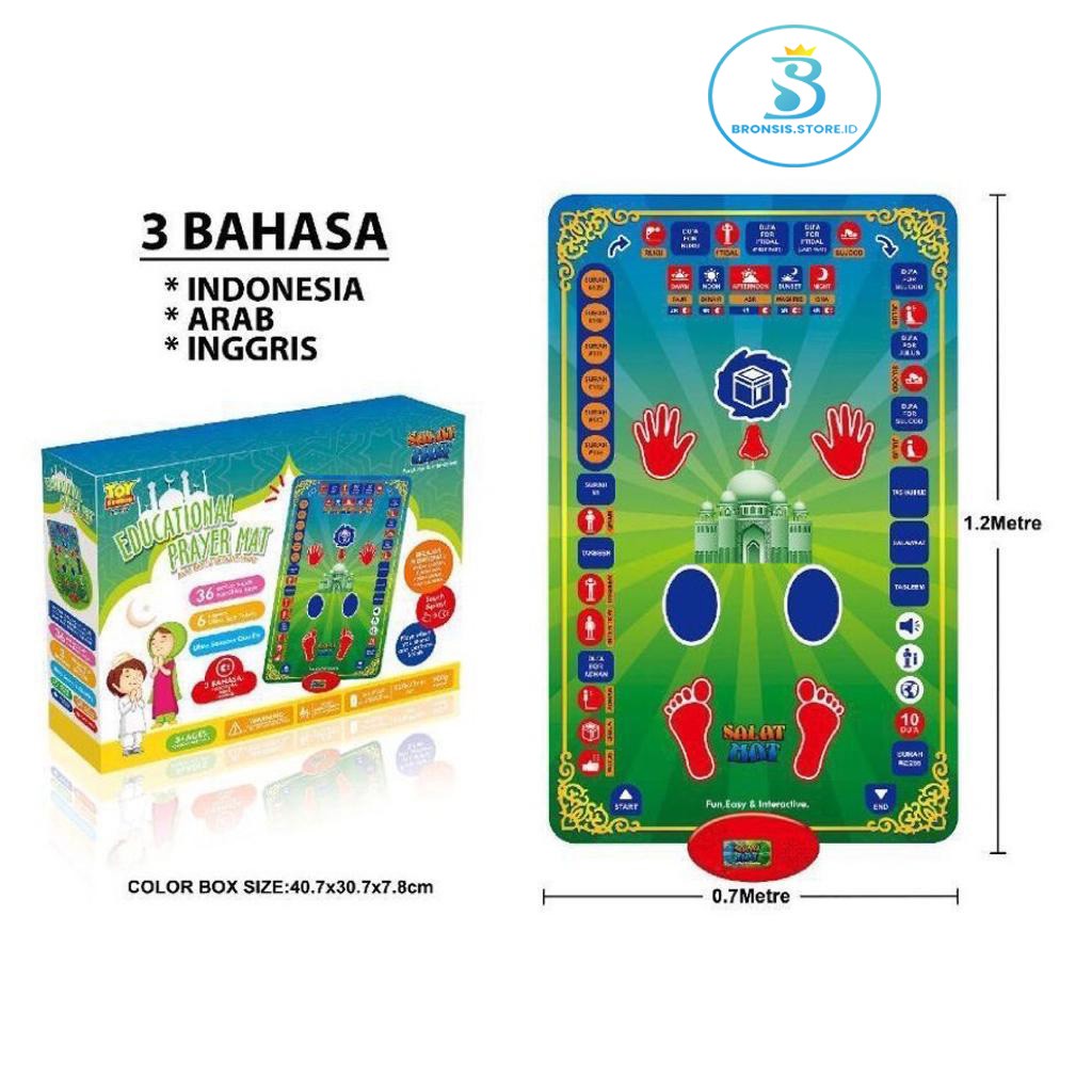 BS - MY SALAT MAT SMART SAJADAH ADA 3 BAHASA INGGRIS, ARAB, INDONESIA |  Shopee Indonesia