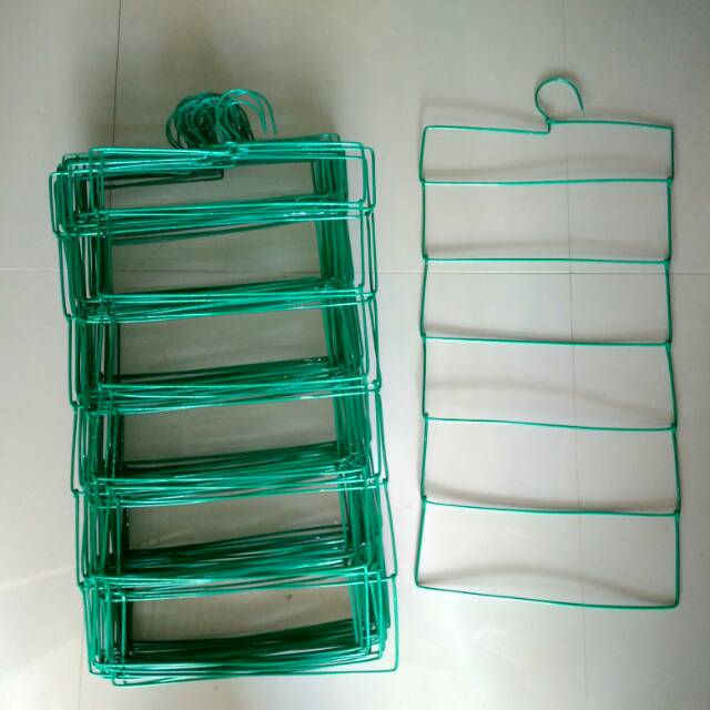 Jual HANGER JILBAB/GANTUNGAN JILBAB BESI 6 SUSUN/GANTUNGAN JILBAB LAPIS