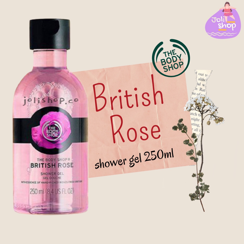 Jual ASLI The Body Shop Shower Gel British Rose 250ml Shopee Indonesia