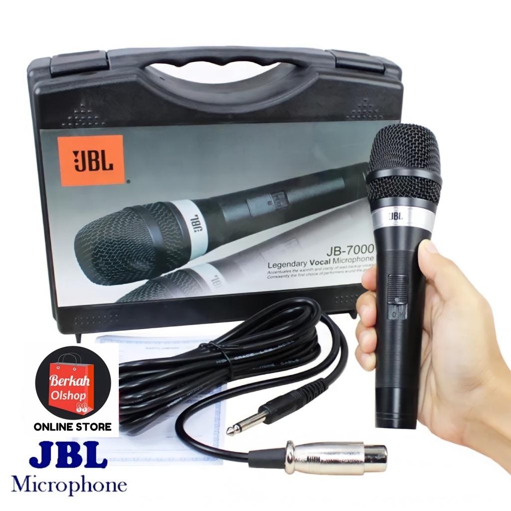 Jual Mic Kabel JBL JB 7000 Legandary Vocal Microphone Shopee Indonesia