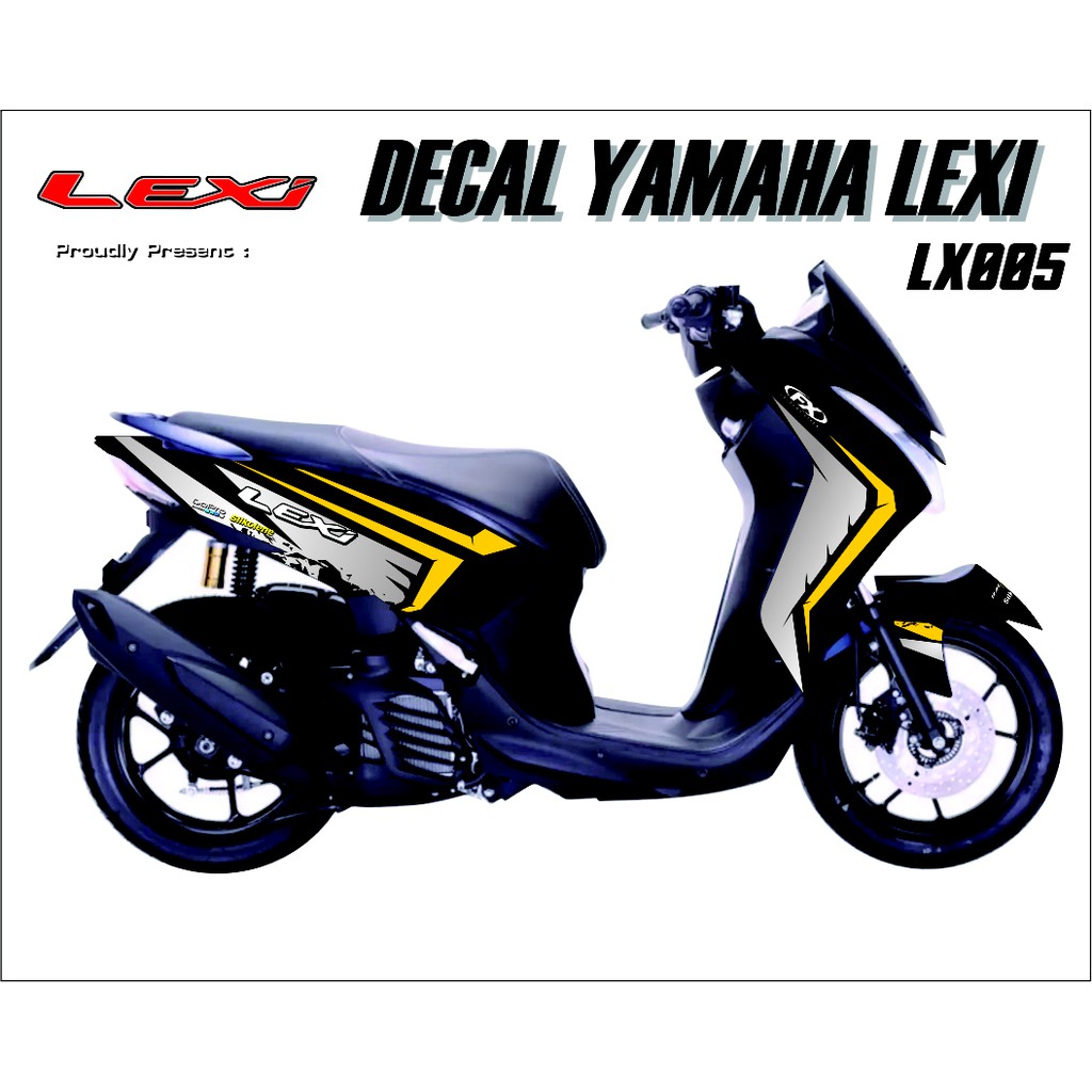20+ Trend Terbaru Stiker Decal Yamaha Lexi Aneka Stiker