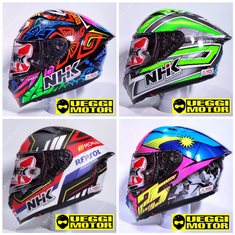 Jual Helm Nhk Gp R Tech Street Full Face Motif Terbaik | Shopee Indonesia
