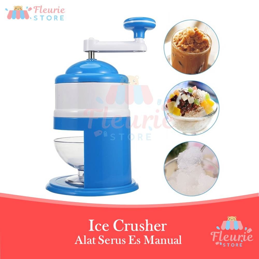 Ice Crusher Alat Serut Es Manual Putar Shopee Indonesia